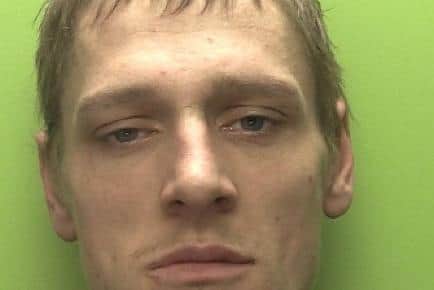David King, 32, of Fairfield Road, Buxton, has been sentenced to 17 months for burglary, a further month for damage to a car and has been fined £187.00, at Derby Crown court on Friday, June 2.