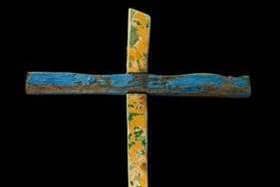 The Lampedusa Cross, made by Francesco Tuccio (photo: The Trustees of the British Museum).