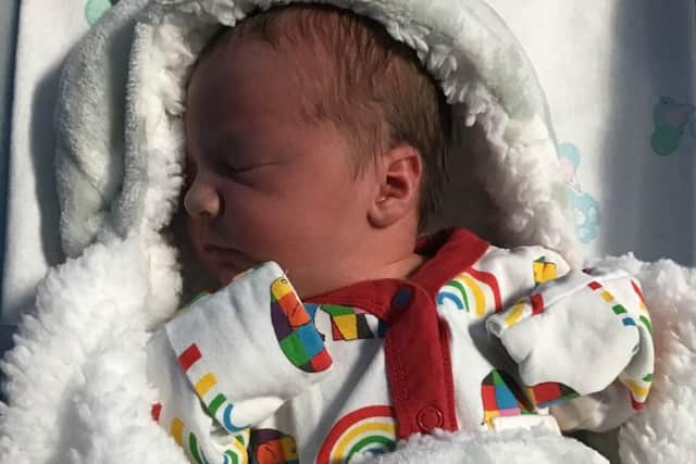 Jessica-Smith Batty and partner Robert Thorpe welcomed Albie Thomas Thorpe on New Year's Day