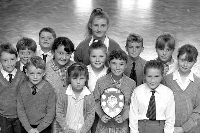 1990 and St Patrick's School road safety quiz team
