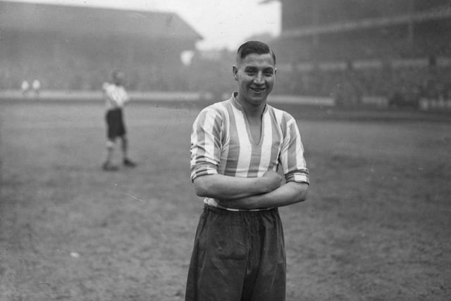 Chesterfield's inside right player Harry Clifton poses on 17th February 1938.