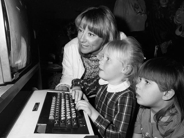 King Edward Primary school's technology evening in 1990