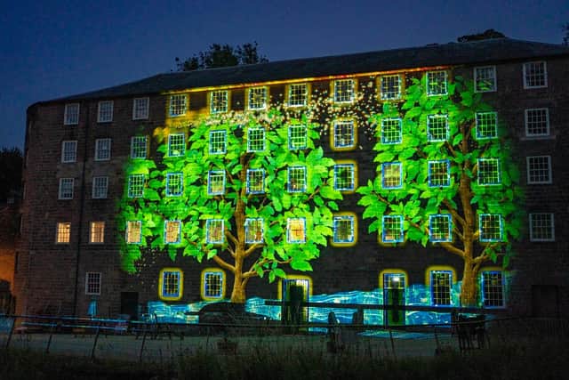 Cromford Mills will be lit up on October 28 and 29. Photo by Simon Broadhead.