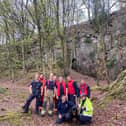 Speicalist rope rescue crews were able to help Benson to safety (picture: Derbyshire Fire and Rescue Service)