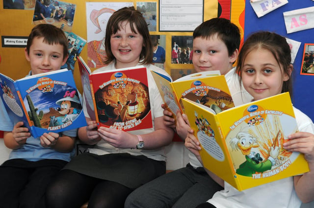 There's nothing better than a Disney book. That's what these Westoe Crown Primary School pupils were thinking after reviewing the new books, in 2011.