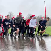 There was a sea of Santas, a team of elves, a Christmas tree, a Grinch and plenty of other fantastic festive fancy dress costumes at the Chesterfield College Santa Dash on December 13 in aid of Derbyshire Stroke Centre