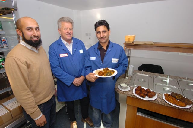 Pictured at the Curry Canteen, Dorking Street, Sheffield in 2008. Seen LtoR are partners, Shaz Ali, Ken Ellis, and Ashfaq Ahmed.