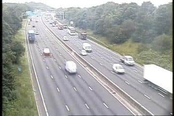 All lanes have been reopened on the M1 northbound in Derbyshire after a vehicle broke down earlier this morning. Credit: Highways England.