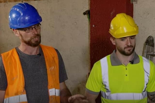 Property developers Mike and Peter share their vision for the former social club on the TV programme Homes Under The Hammer.
