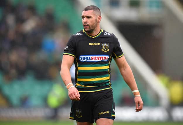 Charlie Davies in action for Northampton Saints back in 2018. (Photo by Tony Marshall/Getty Images)