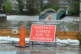 There is a possibility of flooding this weekend in Derbyshire.