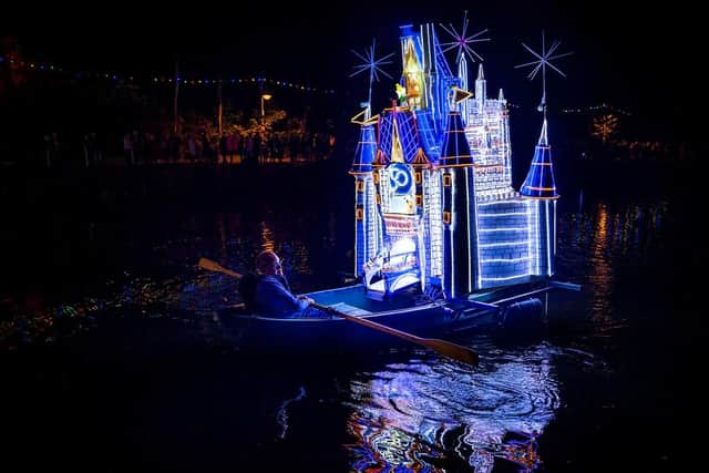 Disney themed boat from the 2022 parade. (Photo: Simon Beynon)