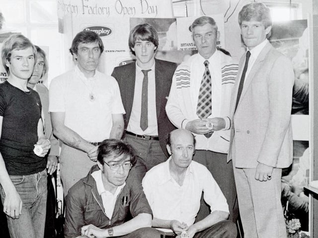 Alfreton Remploy prize winners' presentation, August 1981.