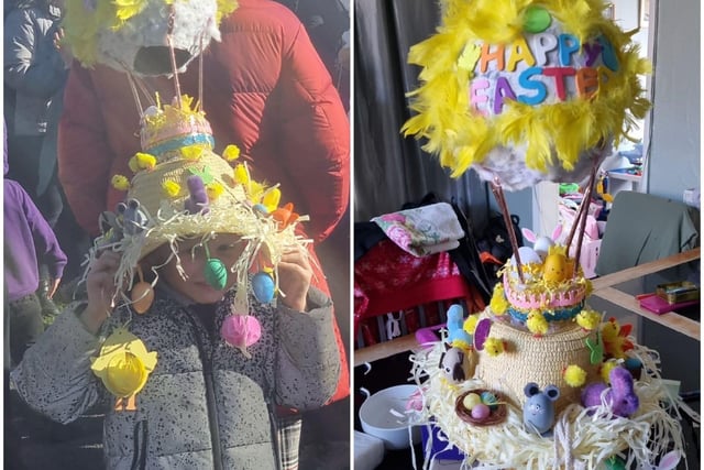 This one really pulled out all the stops! Kayley Kerry submitted this photo of her little lad's Easter bonnet