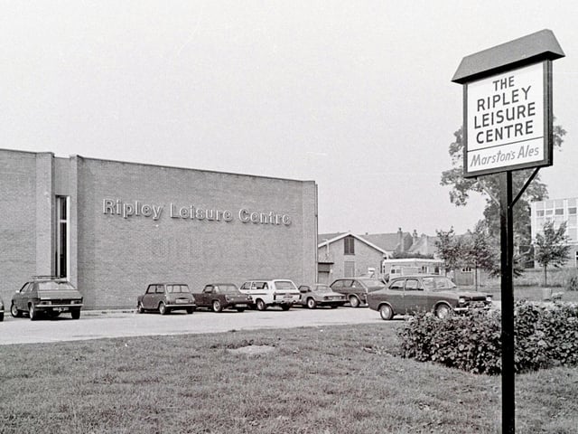 Ripley leisure centre, August 1981.