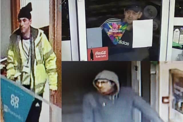 Police are appealing for the public’s help to identify three men they would like to speak to in connection with a burglary in South Normanton.