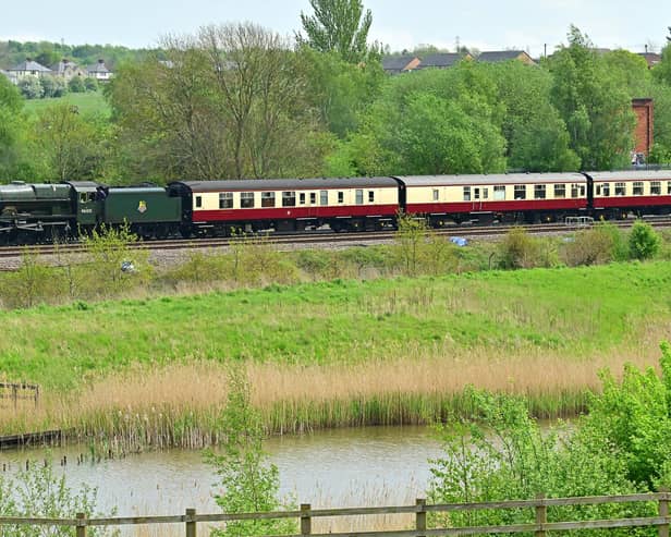 46100 Royal Scot, on a steam dreams excursion to Chesterfield from Colchester.