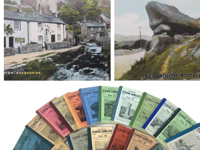 Postcards of Derbyshire which were collected over many years have sold for hundreds of pounds at auction.