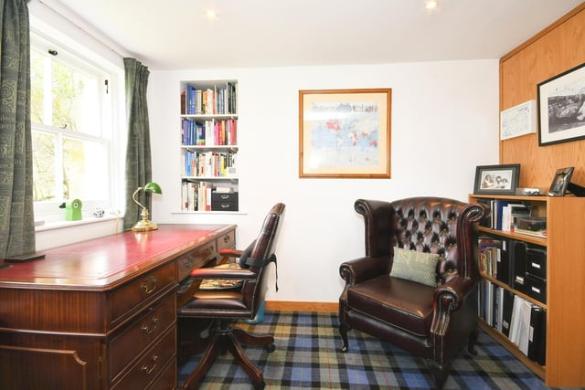 This room is ideal as a quiet study or an office, but could be used as a snug or library or similar....its door is hidden behind a bookcase.