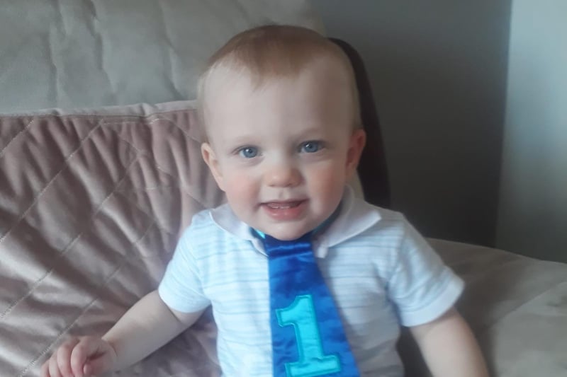 Thomas was born on March 26, three days into national lockdown, and has just celebrated his first birthday in one too. Mum Hayley said: "My cheeky little chappie."
