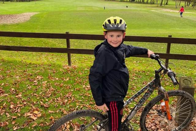Oliver has raised £2,500 in his grandad's memory and in aid of the BHF.