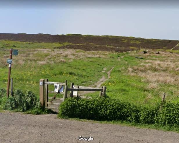 The moors leading to Ox Stones, Sheffield. A body was found there at the weekend