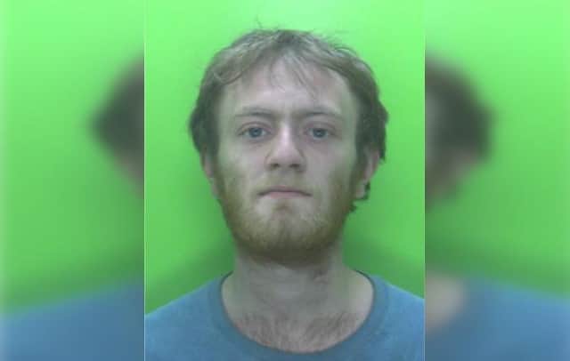 Givanni Bearder, 23, is wanted by police in connection with two suspected arson attacks on the Sheaf House pub in Sheffield