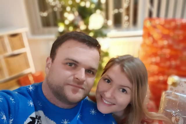 Owen and Michelle are looking forward to their first Christmas together. Picture: Submitted.