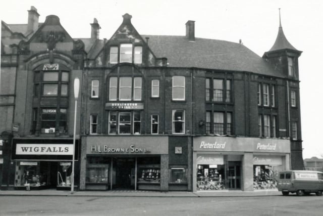 Shops on Stephenson Place, Chesterfield.