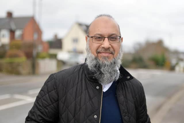 Mahroof Saddique, treasurer of the Muslim Welfare Association of Chesterfield and North Derbyshire.