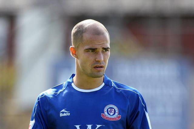 The defender joined Manchester United as a junior and was a member of the club's reserve team that won the quadruple in 2005. He made 140 appearances for Chesterfield between 2005/10. He eventually retired in 2014 after failing to recover from two serious knee injuries.