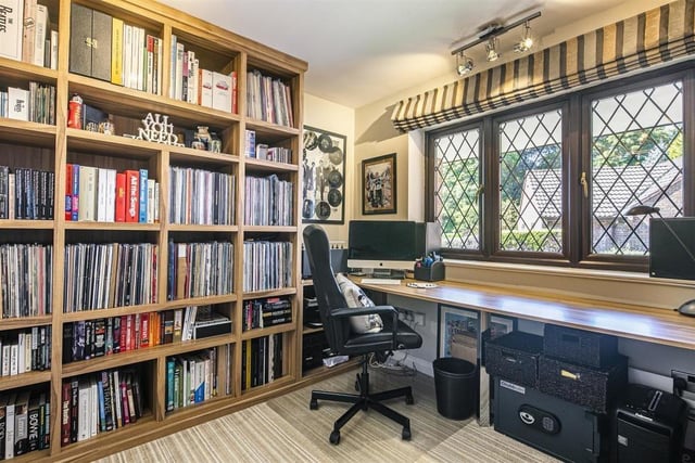 The study, located at the front of the house, is a fantastic workspace for the many people who are working from home more regularly now. It's got plenty of space for books, folders and any other items you'll need as well as a massive desk space for multiple computers.