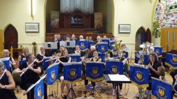 Phoenix Concert Band will be playing at Barrow Hill Roundhouse on May 7, 2022.