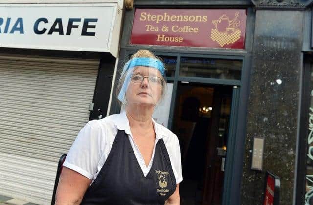 Claire Wood, Stephensons Tea And Coffee House owner,.