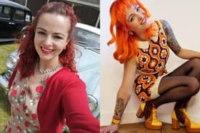 Louise Gather, 37, has gone through a style evolution - swapping dungarees for a-line dresses, capes for cords, and pin curls for psychedelic sweaters.