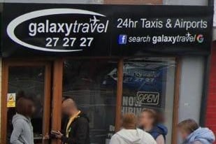Galaxy Travel,  11 Chatsworth Road, Chesterfield, S40 2AH is rated 4.7 out of 5 based on 511 Google reviews. Sue Woodhouse posted: "The driver arrived on time and was very friendly and helpful. He got us to the station in plenty of time for our train. This is the first time we have used a taxi service since moving to Chesterfield and will definitely use them again." Call 01246 272727 or visit the website https://galaxy-travel.co.uk.