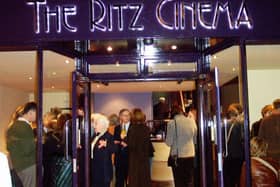 Ritz Cinema in Belper on its opening night.