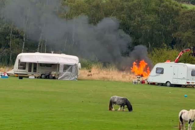 Fires, damaged gates and human waste strewn across a football pitch have raised serious concerns after a group of travellers set up an illegal encampment off Hornbeam Drive in Wingerworth over the bank holiday weekend.