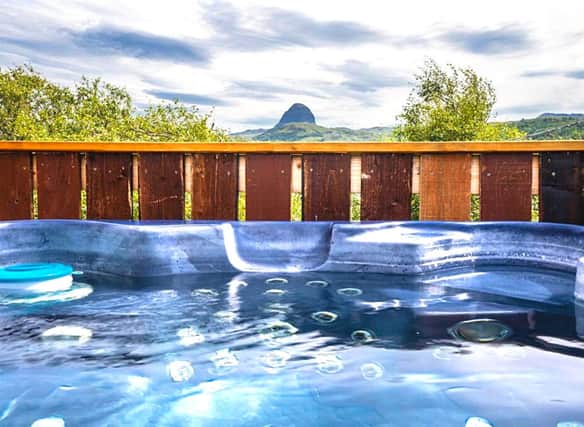 Stunning hot tub lodges you can stay at in Scotland