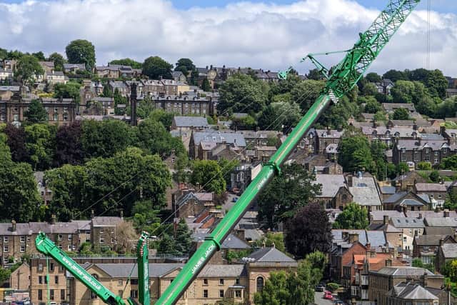 The crane is one of the biggest in the country and is helping to solve a complex engineering challenge. (Photo: Chris Cookman)