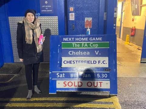 Rachel Howard was born and raised in Chesterfield but has lived in London for the past 15 years supporting her local club Chelsea.