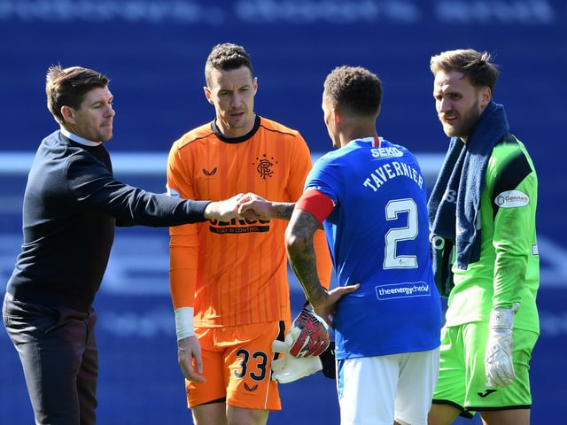 Jak Alnwick played just 11 times for Rangers during the three seasons he was contracted to the club. In his first match against his former club he put in what was undoubtedly his best Ibrox performance. The Buddies came to stifle Gerrard’s men but it was Alnwick who kept the score down and showed there is life after Vaclav Hladky for Jim Goodwin.