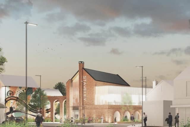 Pictured Is The Proposed Chesterfield Borough Council Staveley Pavilion Which Is Part Of The Staveley 21 Project
