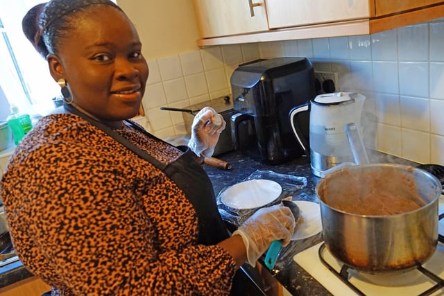 Margaret currently cooks from her home, which has a 5-star hygiene rating, but dreams of one day opening a restaurant.