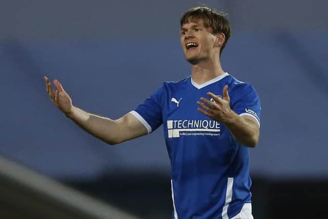 Fraser Kerr could be Chesterfield's only recognised centre-back against Southend United on Saturday.
