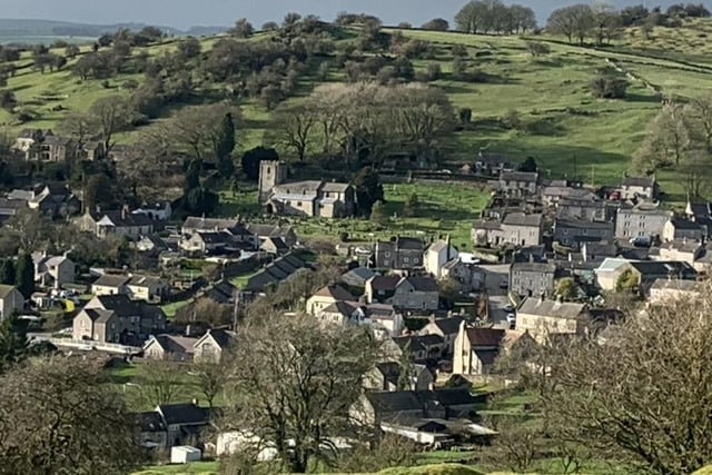 A fine shot of the Derbyshire landscape by William Crook, showing the view over Brassington.