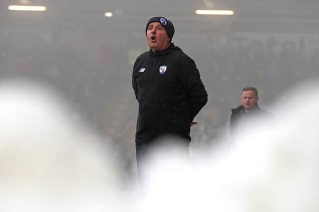 Chesterfield manager Paul Cook. Picture: Tina Jenner.