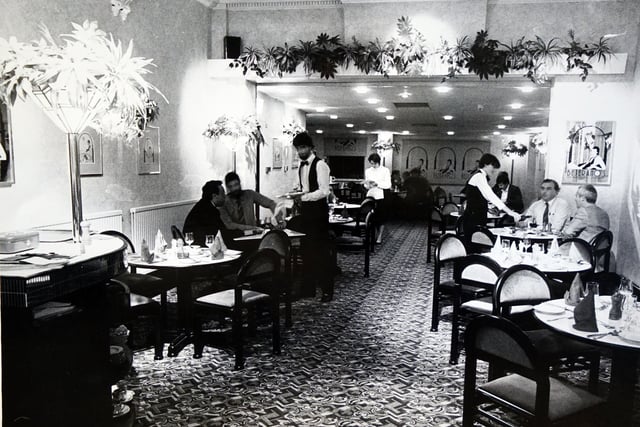 Bejeranos restaurant in the Chesterfield Hotel back in 1986.