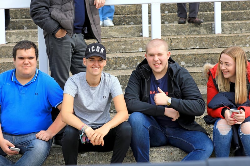 Some of the fans who watched Chesterfield's 3-3 draw with Bromley in March 2019.