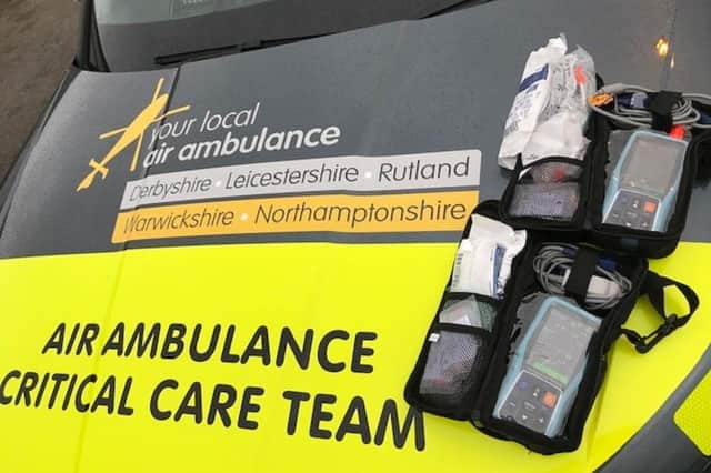 The grant has helped buy two handheld handheld capnograph and pulse oximeters for the air ambulance service.